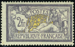 Neuf Avec Charnière N°122. 2f Violet Et Jaune. T.B. - Autres & Non Classés