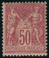 Neuf Avec Charnière N° 98, 50c Rose, Type II, T.B. - Other & Unclassified