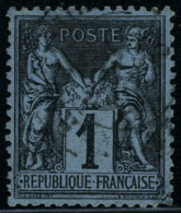 Neuf Sans Charnière N° 89, 10c Noir Sur Lilas II Bien Centré T.B. - Other & Unclassified