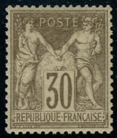 Neuf Avec Charnière N° 69, 30c Brun Clair, Type I, Très Bien Centré Cl, T.B. Signé... - Autres & Non Classés