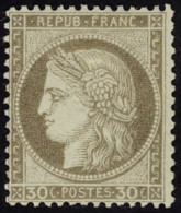 Neuf Avec Charnière N° 56, 30c Brun, T.B. Signé JF Brun - Altri & Non Classificati