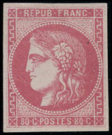 Neuf Avec Charnière N° 49b, 80c Rose Vif, T.B. - Other & Unclassified