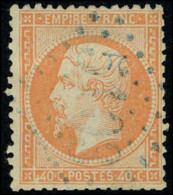 Oblitéré N° 23, 40c Orange Obl GC 5103 En Bleu VARNA T.B. - Autres & Non Classés