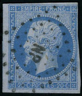 Oblitéré N° 14Ae, 20c Bleu Sur Lilas Type I, T.B. - Other & Unclassified