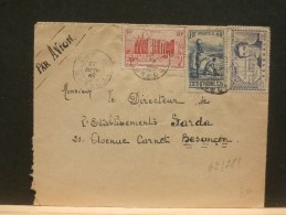 62/281  LETTRE  DAKAR TIMBRE SENEGAL/COTE D'IVOIRE ET A.O.F - Brieven En Documenten