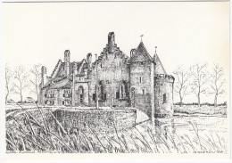 Medemblik - Kasteel Radboud - (Pentekening B. Moorman) - Holland / Nederland - Medemblik