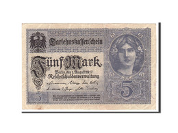 Billet, Allemagne, 5 Mark, 1917, 1917-08-01, KM:56a, TTB - 5 Mark