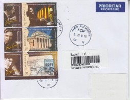 ROMANIA : Composer ENESCU / INTERNATIONAL FESTIVAL Cover Circulated To ARMENIA - Envoi Enregistre! Registered Shipping! - Gebruikt