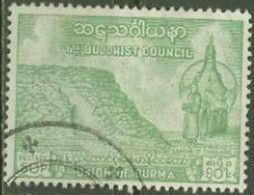 BURMA..1954..Michel # 157..used. - Myanmar (Burma 1948-...)