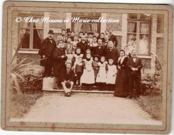 FAMILLE - HAUT DE FORME ET CHAPEAU MELON - PHOTO 12.5 X 9.5 CM - Anonymous Persons