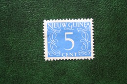 Cijfer 5 Ct NVPH 6 1950 Gestempeld Used NIEUW GUINEA NIEDERLANDISCH NEUGUINEA NETHERLANDS NEW GUINEA - Nuova Guinea Olandese