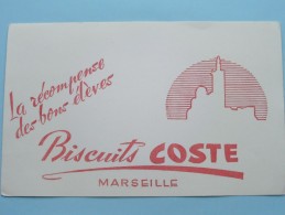 Biscuits COSTE Marseille ( La Récompense Des Bons élèves ) ( Details Zie Foto ) ! - Sucreries & Gâteaux