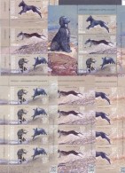 2016. Kyrgyzstan, Salbuurum-Traditional Kyrgyz Hunting, Taigans, Dogs, Set + S/s + 3 Sheetlets, Mint/** - Kirghizstan
