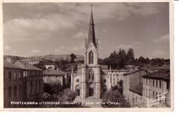 PONTCHARRA-sur-TURDINE: L'Eglise Et La Place - Pontcharra-sur-Turdine