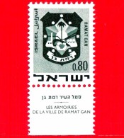 Nuovo - MNH - ISRAELE -  1969 - Stemmi Di Città - Coats Of Arms  - Ramat Gan - 0.80 - Gebraucht (mit Tabs)