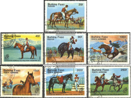 Burkina Faso 1035-1041 (complete Issue) Unmounted Mint / Never Hinged 1985 Stamp Exhibition - Burkina Faso (1984-...)