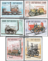 Benin 996-1001 (complete Issue) Unmounted Mint / Never Hinged 1997 Locomotives Out The 19. Century. - Altri & Non Classificati
