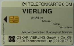 GERMANY -  O 271 09.93 5000 - Vierling - 6DM - Mint - O-Series : Séries Client