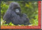 Nations Unies / United Nations 2012 - Virunga, Congo, Patrimoine Mondial UNESCO / World Heritage - MNH - Gorilla's