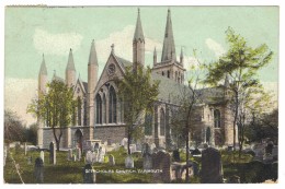 St Nicholas Church, Yarmouth  - E T W Dennis - Postmark 1908 - Great Yarmouth