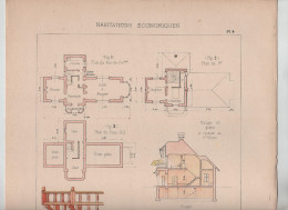 Architecture Habitations Economiques Cottage Environs De Paris Détails De Construction Lecocq Architecte 1910 - Architettura