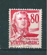 Allemagne Wurttemberg  N°36  Oblitéré  Cote 46 € - French Zone