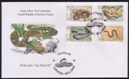 AC - NORTHERN CYPRUS FDC - SNAKES LEFKOSA 26 MARCH 1999 - Lettres & Documents