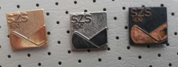 Slovenian Ski Federation Association Cross Coutry Skiing SZS Slovenia Pins - Biathlon