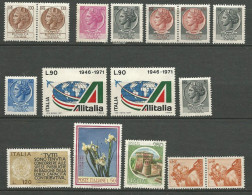 LOT DE 17 TIMBRES D´ITALIE NEUF*  CHARNIERE / MH - Collections