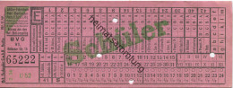 BVG Berlin Köthener Str. 14 - Schüler-Fahrschein 1934 - Usedomer Strasse Weissensee - Europe