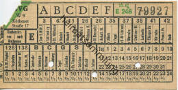 BVG Berlin Köthener Str. 17 - Fahrschein 1942 - Usedomerstrasse Von Nach Weissensee - Europe