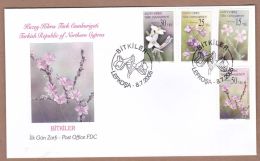 AC - NORTHERN CYPRUS FDC - PLANTS LEFKOSA 08 JULY 2005 - Covers & Documents