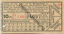 BVG Berlin Köthener Str. 17 - Fahrschein 1935 - Europe