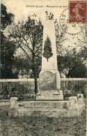 CPA 93 DUGNY MONUMENT AUX MORTS 1922 - Dugny