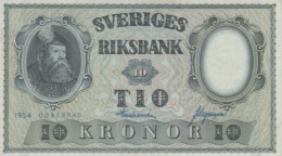 (B0029) SWEDEN, 1954. 10 Kronor. P-43b. UNC - Zweden