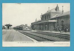 CPA 10 - Chemin De Fer Arrivée Du Train En Gare LA LOUPE 28 - La Loupe