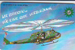 Deutschland 1994 - Nr. O - 2519 11.94 - GdP Hubschrauber Ungebraucht Mint Im Folder - O-Serie : Serie Clienti Esclusi Dal Servizio Delle Collezioni