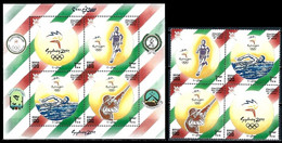 (163+213 N) Oman (sultanate)  Sport / Sydney Olympics  ** / Mnh  Michel 492-95 + BL 21 - Oman