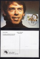 Belgique 1988.Carte Maximum "Fondation Internationale  Jacques Brel" - 1981-1990