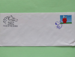 Portugal 2002 FDC Cover - Comics - Year Of The Horse - Snoopy Dog - Computer - Briefe U. Dokumente