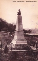 AUNEUIL(60)1936-neuve-le Monument Aux Morts-avec Son Négatif-cliché Original - Auneuil