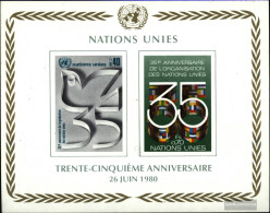 UN - Geneva Block2 (complete Issue) Unmounted Mint / Never Hinged 1980 35 Years UN - Blocs-feuillets