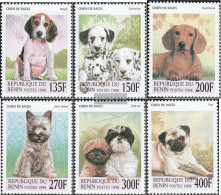 Benin 1049-1054 (complete Issue) Unmounted Mint / Never Hinged 1998 Puppies - Andere & Zonder Classificatie