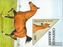 Benin Block27 (complete Issue) Unmounted Mint / Never Hinged 1997 Arabian Horses - Other & Unclassified