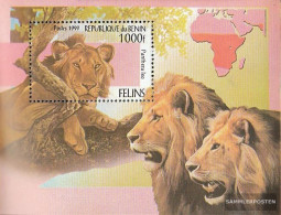 Benin Block52 (complete Issue) Unmounted Mint / Never Hinged 1999 Big Cats - Andere & Zonder Classificatie