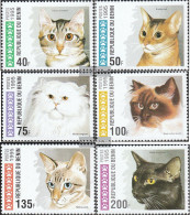 Benin 668-673 (complete Issue) Unmounted Mint / Never Hinged 1995 Cats - Autres & Non Classés