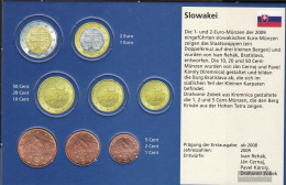 Slovakia SK1- 3 Stgl./unzirkuliert Mixed Vintages Stgl./unzirkuliert Ab 2009 Kursmünze 1, 2 And 5 Cent - Slovakia