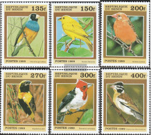 Benin 1119-1124 (complete Issue) Unmounted Mint / Never Hinged 1999 Small Birds Out All World - Sonstige & Ohne Zuordnung