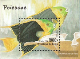 Benin Block23 (complete Issue) Unmounted Mint / Never Hinged 1996 Fish - Other & Unclassified