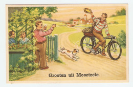 BELGIQUE GROETEN UIT MOORTZELE MOORTZEELE - 3/9/1969 - 2 Scans - - Oostrozebeke